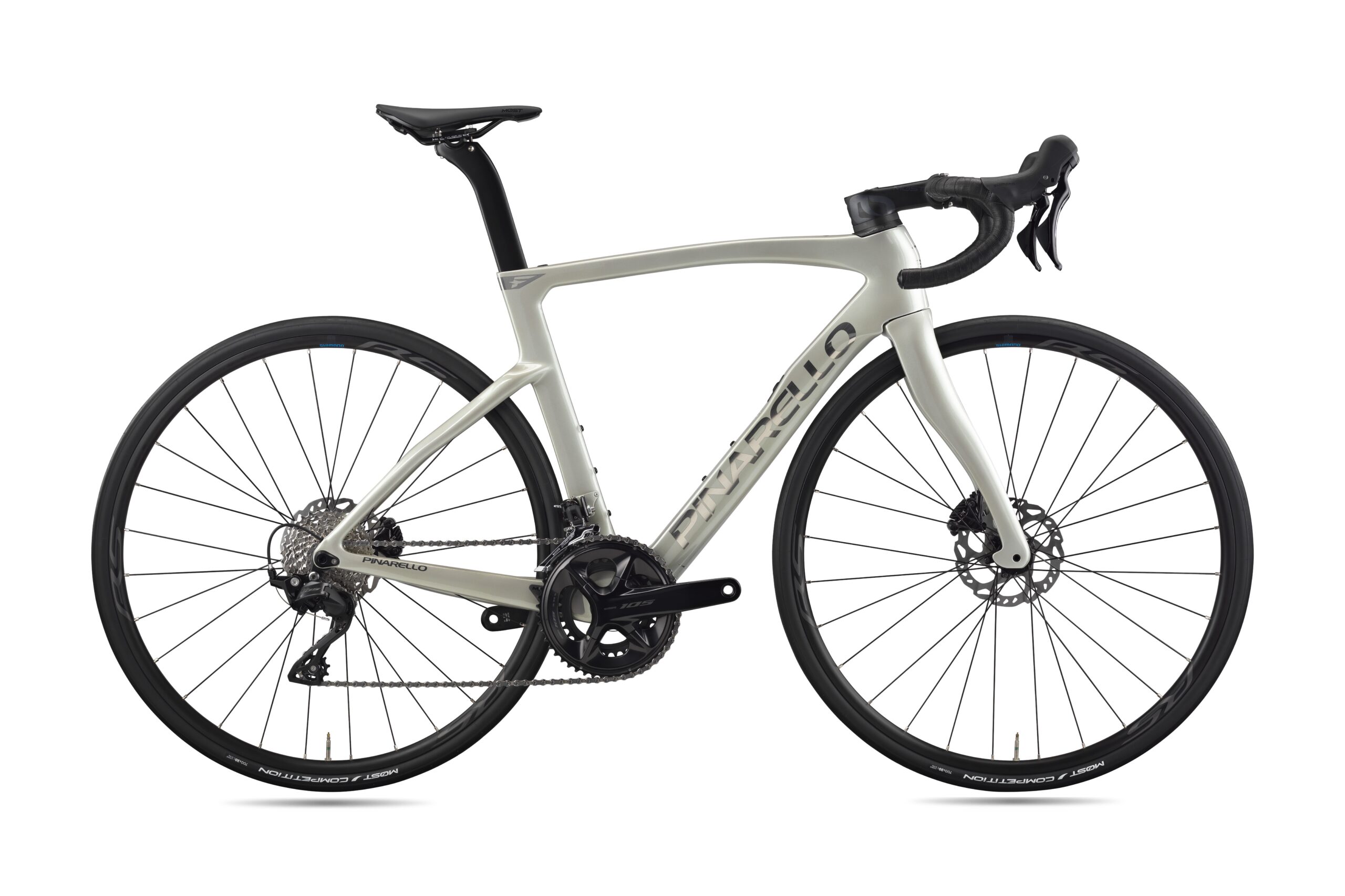 pinarello F1 comet silver glossy